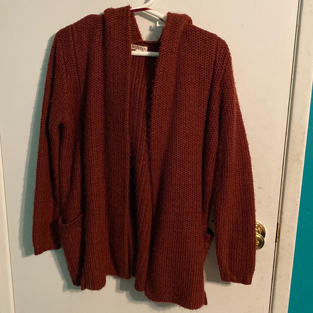 Redish sweater, XS